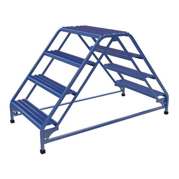0.33 ft Grip Strut Steel Stepladder
